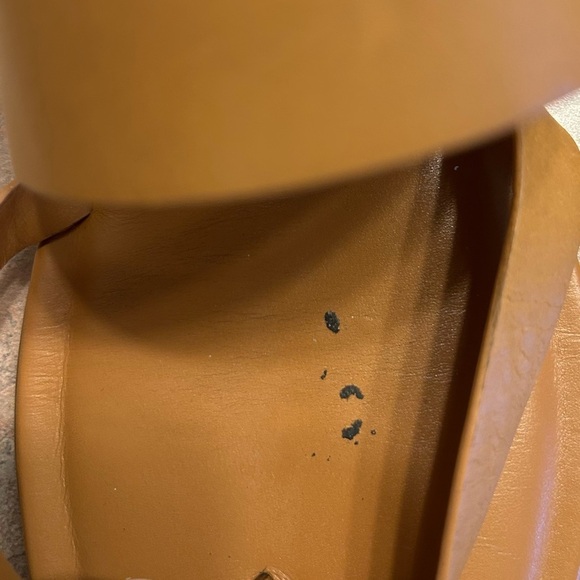 ALDO Tan Toe Loop Minimalist Slide Sandals Women’s Size 7 - Picture 5 of 7